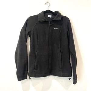 Columbia Black Fleece Long Sleeve Full Zip Jacket